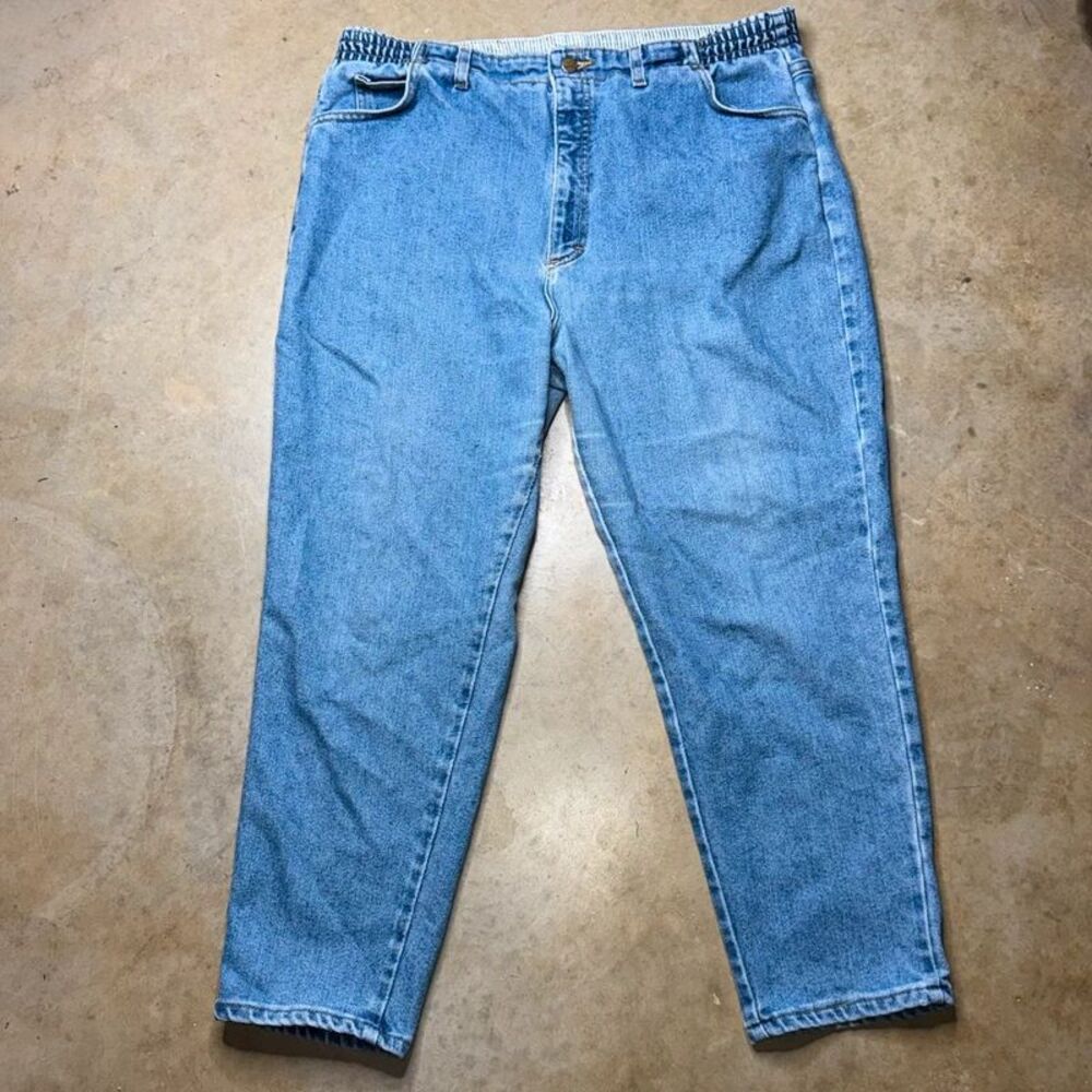 Vintage L.L. Bean Mens Jeans Straight Leg Denim Blue Size 36x27